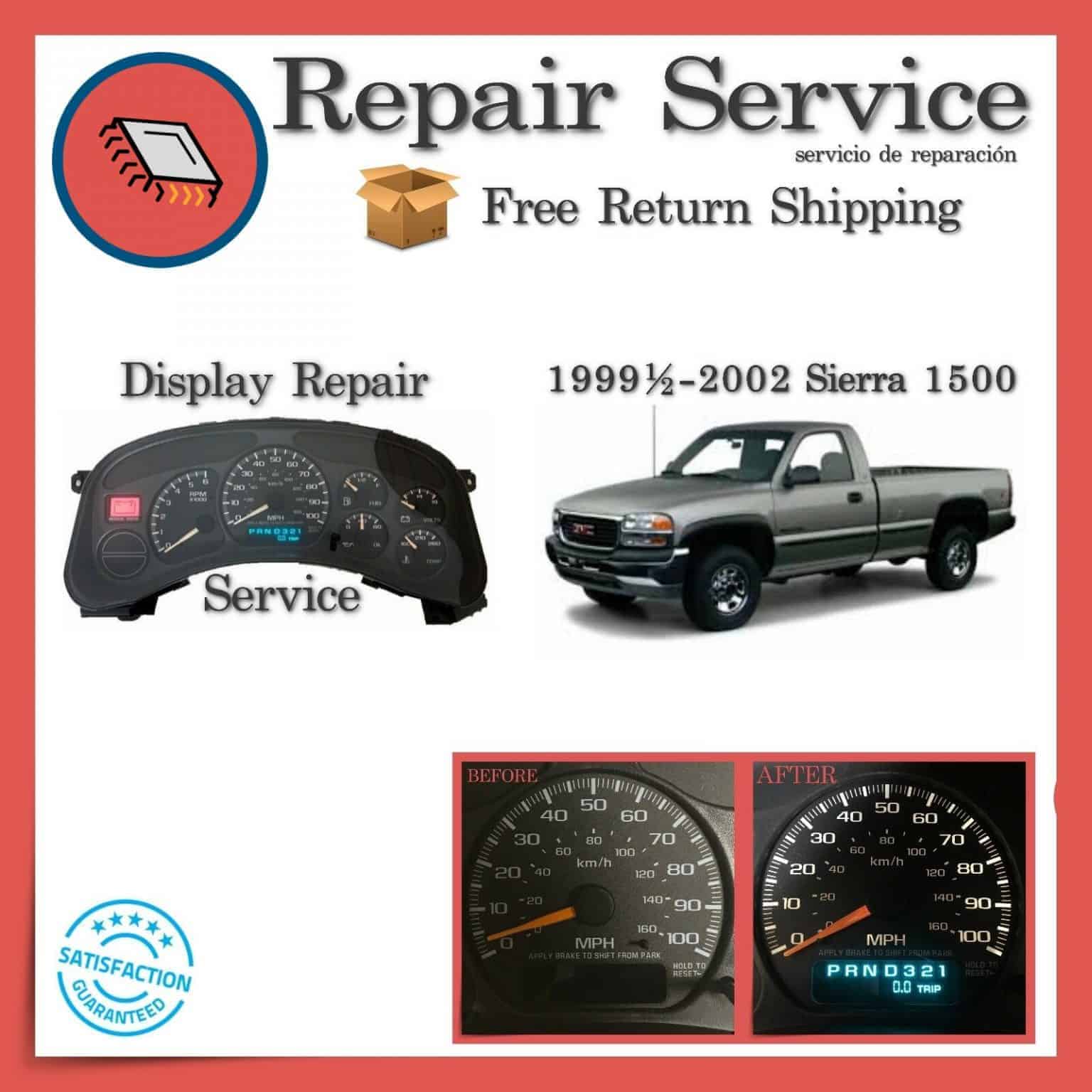 Gmc Sierra Gauge Cluster Repair Service Module Mechanics