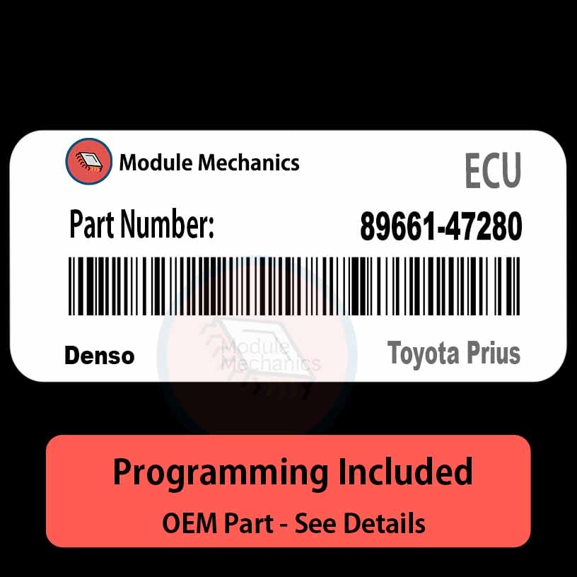 Ecu With Programming Vin Security Toyota Prius Ecm