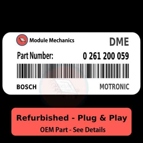 0 261 200 059 ECU - PLUG & PLAY - | BMW 535i - 635CSI - 735i | ECM DME Engine Control Computer OEM