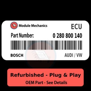 0 280 800 140 ECU - PLUG & PLAY - | Audi / VW | ECM PCM Engine Control Computer OEM