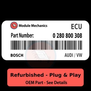 0 280 800 308 ECU - PLUG & PLAY - | Audi / VW | ECM PCM Engine Control Computer OEM