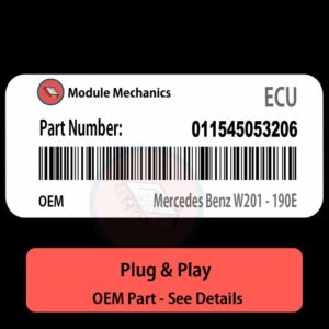 011545053206 ECU - PLUG & PLAY |  Mercedes Benz W201 - 190E | ECM PCM BCM Engine Control Computer OEM