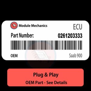 0261203333 ECU - PLUG & PLAY |  Saab 900 | ECM PCM BCM Engine Control Computer OEM