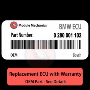 0280001102 Bosch ECU - PLUG & PLAY |  BMW 528i / 535i | ECM PCM BCM Engine Control Computer OEM