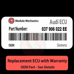 037906022EE Siemens ECU - PLUG & PLAY |  Audi 80 / 90 | ECM PCM BCM Engine Control Computer OEM