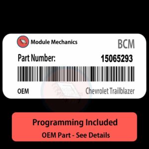 15065293 BCM - PLUG & PLAY | Chevrolet Trailblazer  | BCU BCM Body Control Module OEM