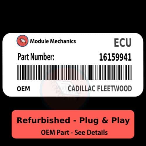 16159941 ECU - PLUG & PLAY - | Cadillac Fleetwood | ECM PCM BCM Engine Control Computer OEM