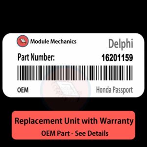 16201159 ECU - PLUG & PLAY |  Honda Passport | ECM PCM BCM Engine Control Computer OEM
