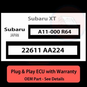 22611 AA224 A11000R64 ECU - PLUG & PLAY |  Subaru XT | ECM PCM BCM Engine Control Computer OEM