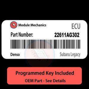 22611AG302  ECU - PLUG & PLAY |  Subaru Legacy | ECM PCM BCM Engine Control Computer OEM