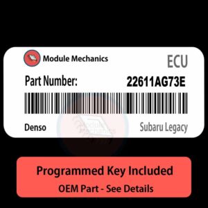 22611AG73E  ECU - PLUG & PLAY |  Subaru Legacy | ECM PCM BCM Engine Control Computer OEM