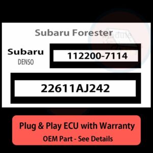 22611AJ242 1122007114 ECU - PLUG & PLAY |  Subaru Forester | ECM PCM BCM Engine Control Computer OEM