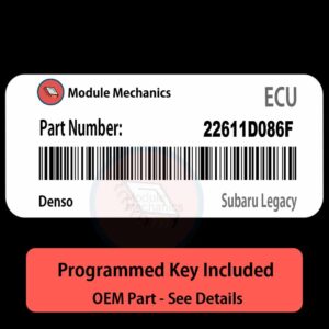 22611D086F  ECU - PLUG & PLAY |  Subaru Legacy | ECM PCM BCM Engine Control Computer OEM