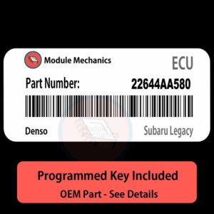 22644AA580  ECU - PLUG & PLAY |  Subaru Legacy | ECM PCM BCM Engine Control Computer OEM