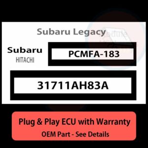 31711AH83A PCMFA183 ECU - PLUG & PLAY |  Subaru Legacy | ECM PCM BCM Engine Control Computer OEM