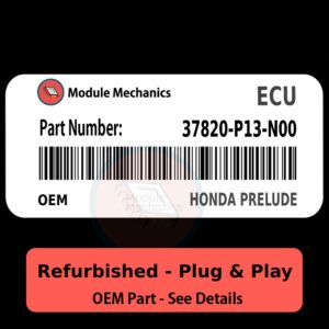 37820-P13-N00 ECU - PLUG & PLAY - | Honda Prelude | ECM PCM Engine Control Computer OEM