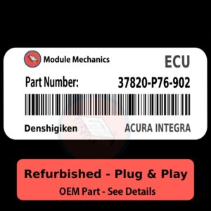 37820-P76-902 ECU - PLUG & PLAY - | Acura Integra | ECM PCM Engine Control Computer OEM