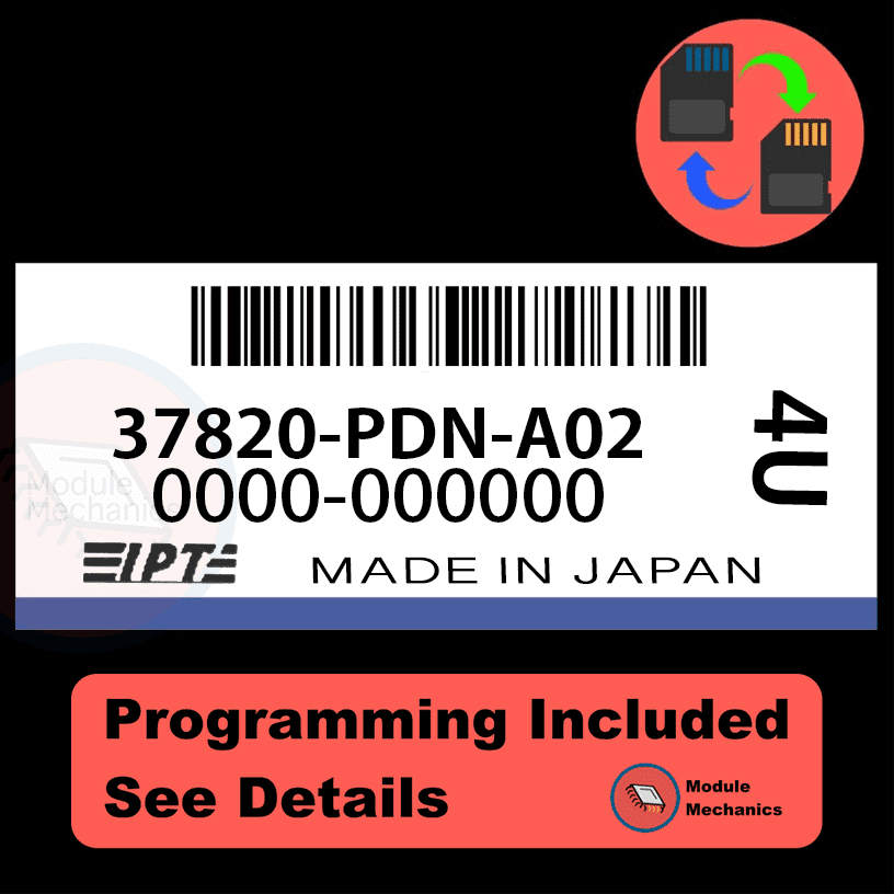 37820-PDN-A02 ECU with PROGRAMMING - VIN & Security | Honda Civic | ECM ...