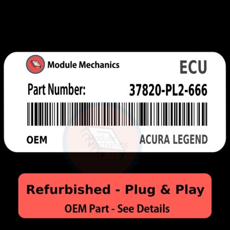 37820-PL2-666 ECU - PLUG & PLAY - | Acura Legend | ECM PCM Engine Control Computer OEM
