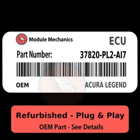 37820-PL2-AI7 ECU - PLUG & PLAY - | Acura Legend | ECM PCM Engine Control Computer OEM