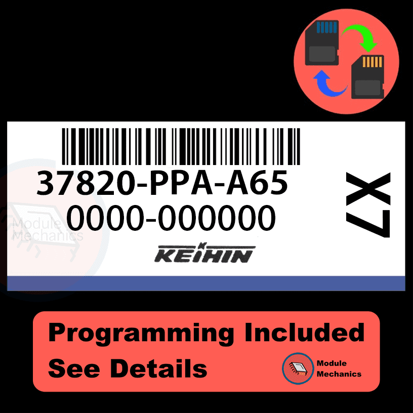 37820-PPA-A65 ECU with PROGRAMMING - VIN & Security | Honda CRV | ECM PCM Engine Control Computer OEM 37820-PPA-A65 ECU with PROGRAMMING - VIN & Security | Honda CRV | ECM PCM Engine Control Computer OEM