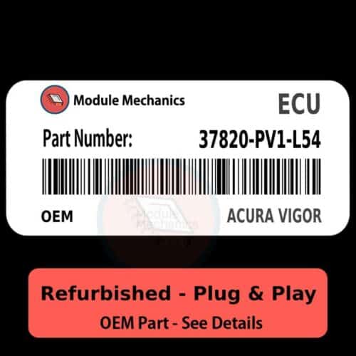 37820-PV1-L54 ECU - PLUG & PLAY - | Acura Vigor | ECM PCM Engine Control Computer OEM