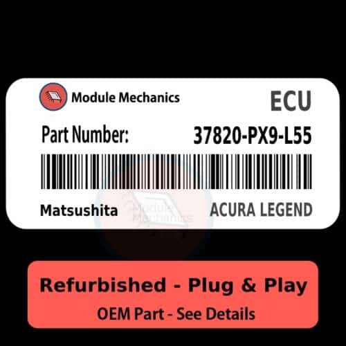 37820-PX9-L55 ECU - PLUG & PLAY - | Acura Legend | ECM PCM Engine Control Computer OEM