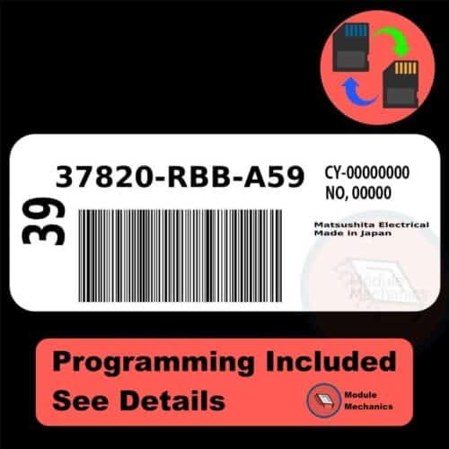 37820-RBB-A59 ECU with PROGRAMMING - VIN & Security | Acura TSX | ECM PCM Engine Control Computer OEM