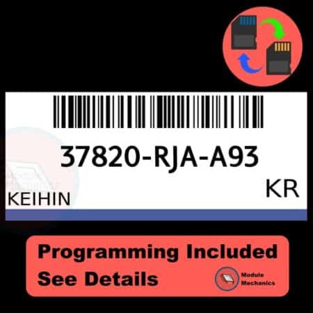 37820-RJA-A93 ECU with PROGRAMMING - VIN & Security | Acura RL | ECM PCM Engine Control Computer OEM