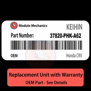 37820-PHK-A62  ECU - PLUG & PLAY |  Honda CRV | ECM PCM BCM Engine Control Computer OEM