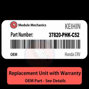 37820-PHK-C52  ECU - PLUG & PLAY |  Honda CRV | ECM PCM BCM Engine Control Computer OEM