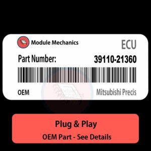 39110-21360 ECU - PLUG & PLAY |  Mitsubishi Precis | ECM PCM BCM Engine Control Computer OEM