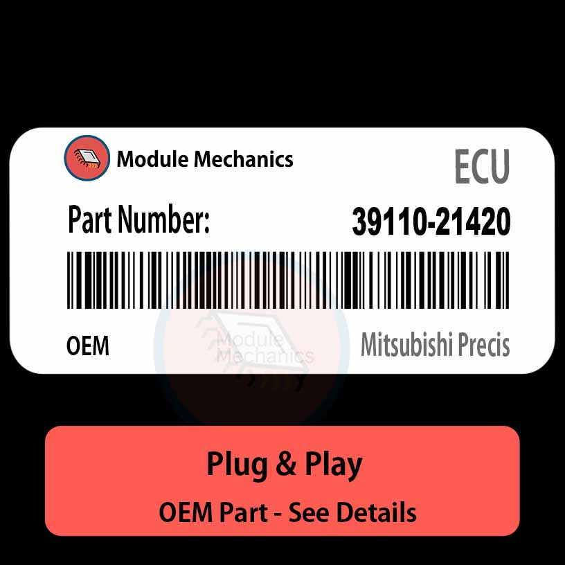 39110-21420 ECU - PLUG & PLAY | Mitsubishi Precis | ECM PCM BCM Engine Control Computer OEM 39110-21420 ECU - PLUG & PLAY | Mitsubishi Precis | ECM PCM BCM Engine Control Computer OEM