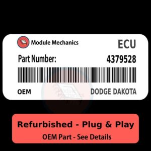 4379528 ECU - PLUG & PLAY - | Dodge Dakota | ECM PCM BCM Engine Control Computer OEM