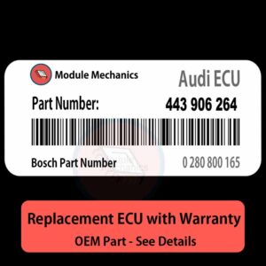 443906264 0280800165 ECU - PLUG & PLAY |  Audi 5000 | ECM PCM BCM Engine Control Computer OEM