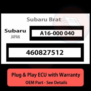 460827512 A16000040 ECU - PLUG & PLAY |  Subaru Brat | ECM PCM BCM Engine Control Computer OEM