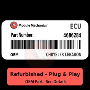 4686284 ECU - PLUG & PLAY - | Chrysler Lebaron | ECM PCM BCM Engine Control Computer OEM