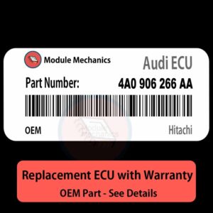 4A0906266AA Hitachi ECU - PLUG & PLAY |  Audi 80 / 90 / 100 / Cabriolet | ECM PCM BCM Engine Control Computer OEM