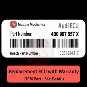 4D0997557X 0261204317 ECU - PLUG & PLAY |  Audi A8 | ECM PCM BCM Engine Control Computer OEM