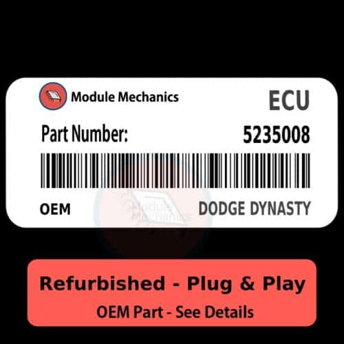 5235008 ECU - PLUG & PLAY - | Dodge Dynasty | ECM PCM BCM Engine Control Computer OEM