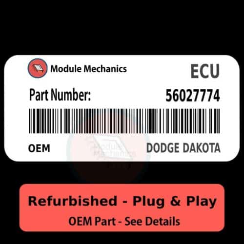 56027774 ECU - PLUG & PLAY - | Dodge Dakota | ECM PCM BCM Engine Control Computer OEM