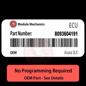 8093604191 ECU - PLUG & PLAY |  Acura SLX | ECM PCM BCM Engine Control Computer OEM