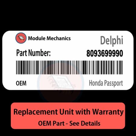 8093699990 ECU - PLUG & PLAY |  Honda Passport | ECM PCM BCM Engine Control Computer OEM