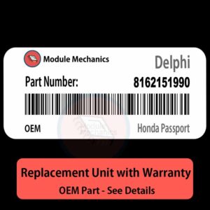 8162151990 ECU - PLUG & PLAY |  Honda Passport | ECM PCM BCM Engine Control Computer OEM
