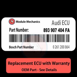 893907404FA 0261200864 ECU - PLUG & PLAY |  Audi | ECM PCM BCM Engine Control Computer OEM