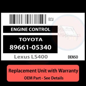 89661-05340 ECU - PLUG & PLAY |  Lexus LS400 | ECM PCM BCM Engine Control Computer OEM