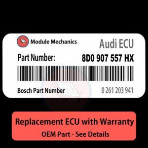 8D0907557HX 0261203941 ECU - PLUG & PLAY |  Audi A4 | ECM PCM BCM Engine Control Computer OEM