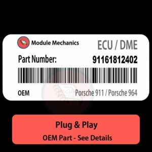 91161812402 ECU - PLUG & PLAY |  Porsche 911 / Porsche 964 | ECM PCM BCM Engine Control Computer OEM