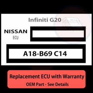 A18-B69 C14  ECU - PLUG & PLAY |  Infiniti G20 | ECM PCM BCM Engine Control Computer OEM