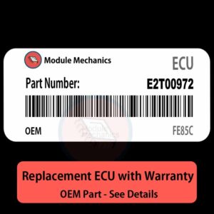 E2T00972 FE85C ECU - PLUG & PLAY |  Mazda B2000 | ECM PCM BCM Engine Control Computer OEM